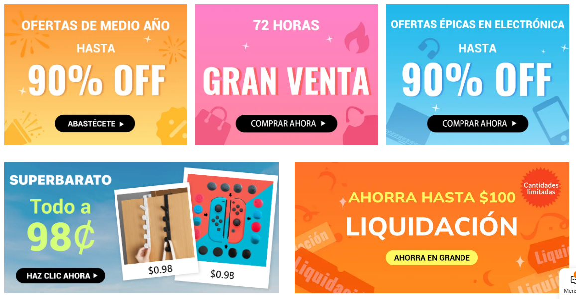 ventajas y beneficios de comprar en Temu desde Panamá/ Chiriquí, Ofertas