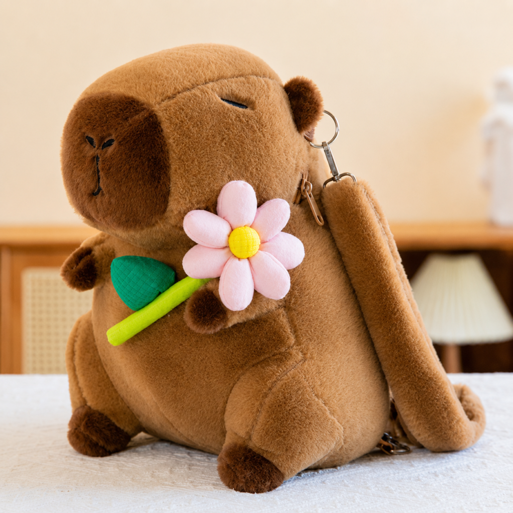 Mochila de Peluche Capibara Variado