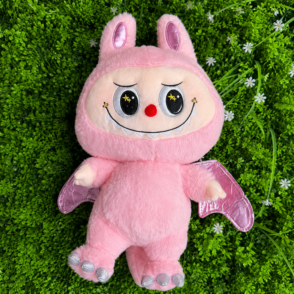 Peluche Labubu Rosa con Alas