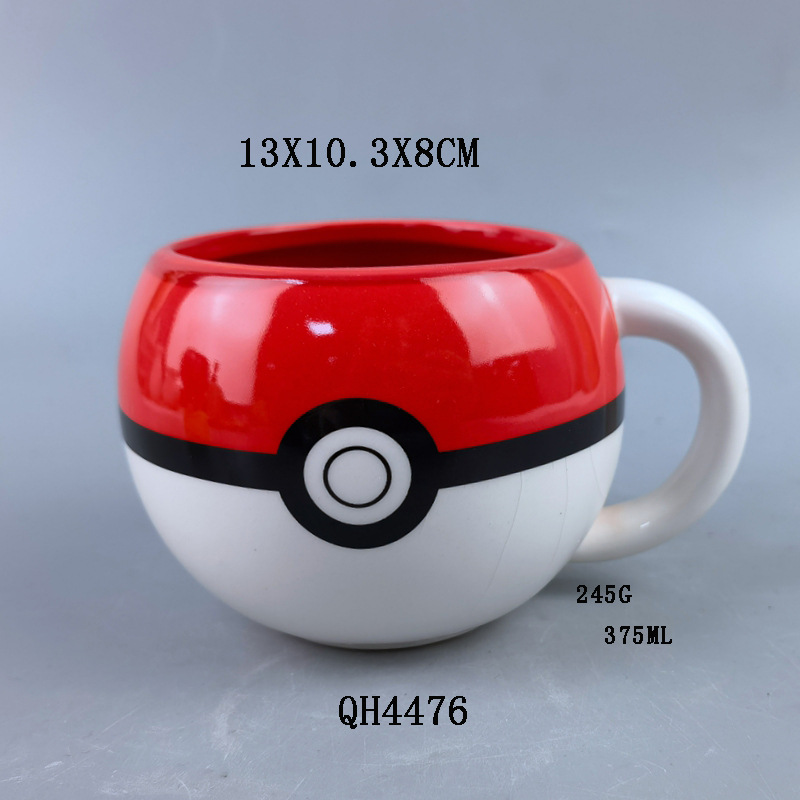 Taza de cerámica de Pokebola