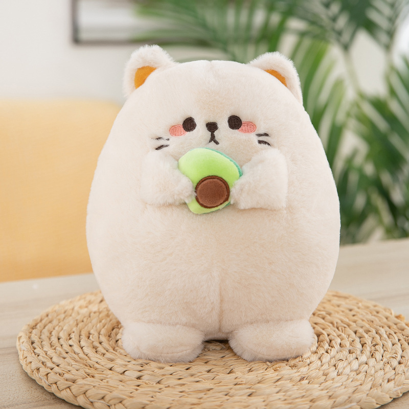 Peluche de Gato Gordito con Aguacate