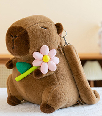 Mochila de peluche Capibara