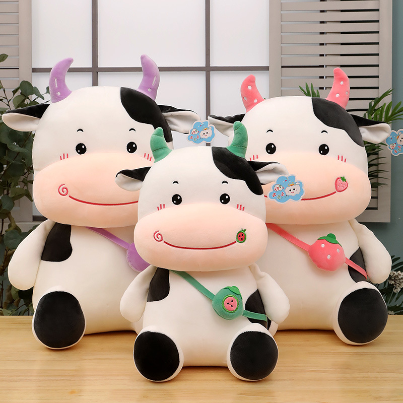 Peluche de Vaca Lechera en Colores Variados