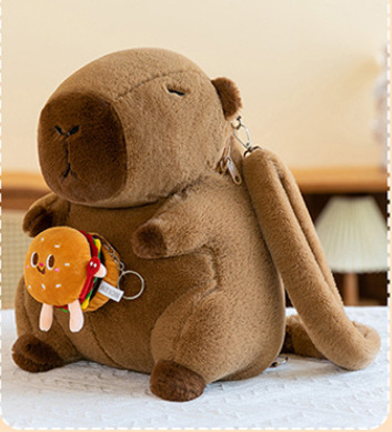 Mochila de peluche Capibara