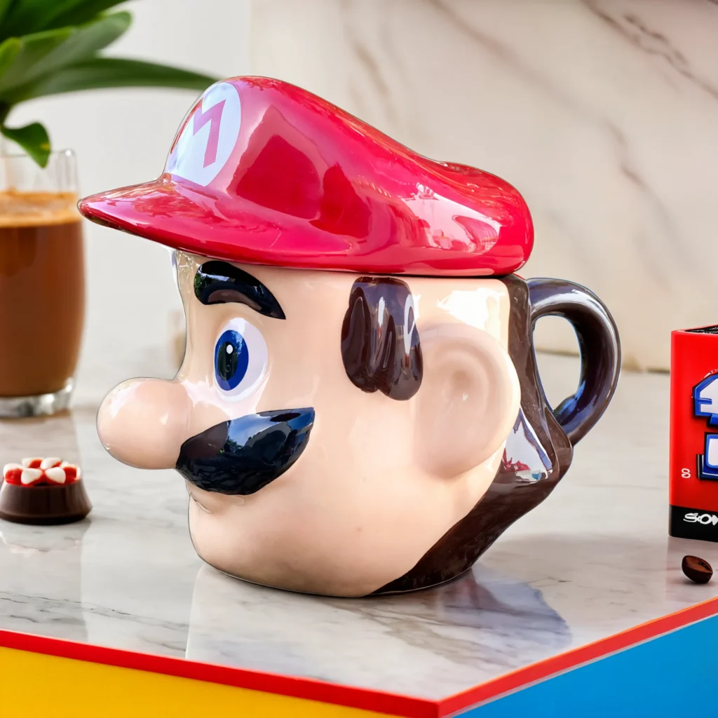 Taza de Cerámica 3D de Mario Bros