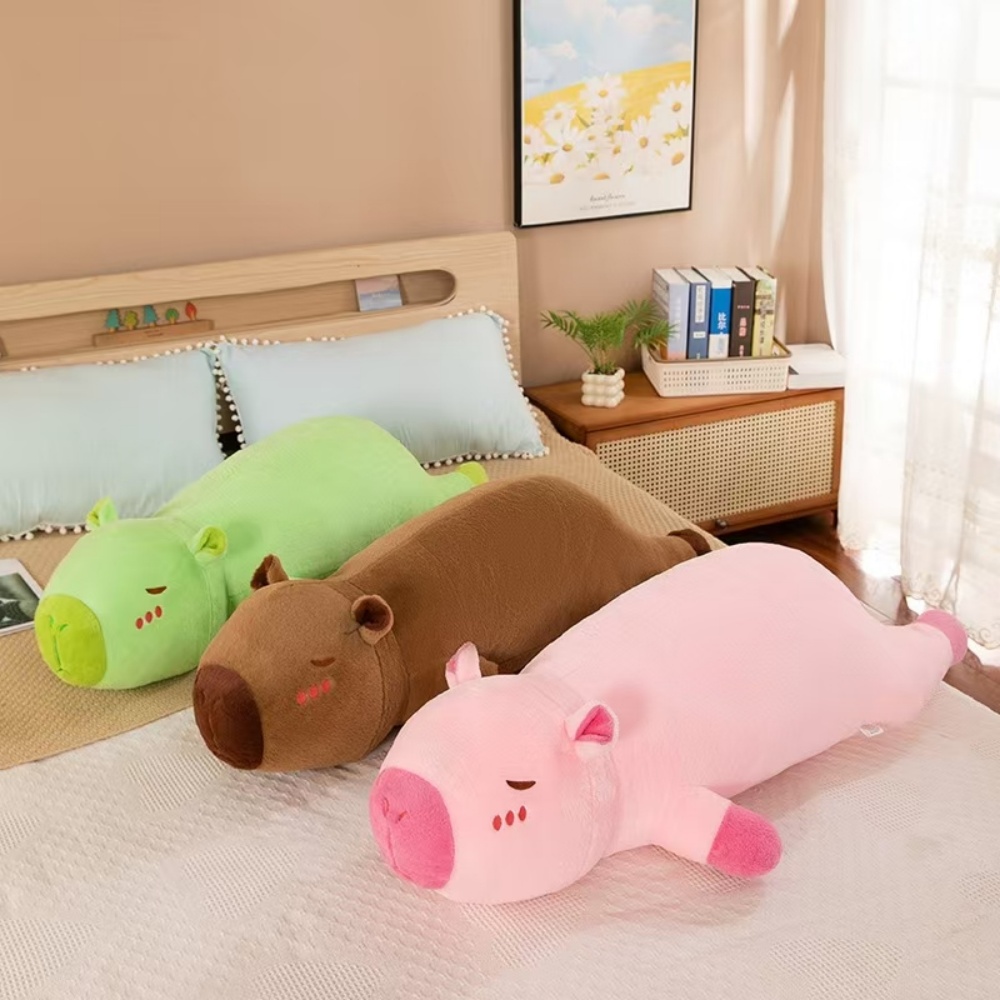 Peluche Almohada de Capibara Rosa