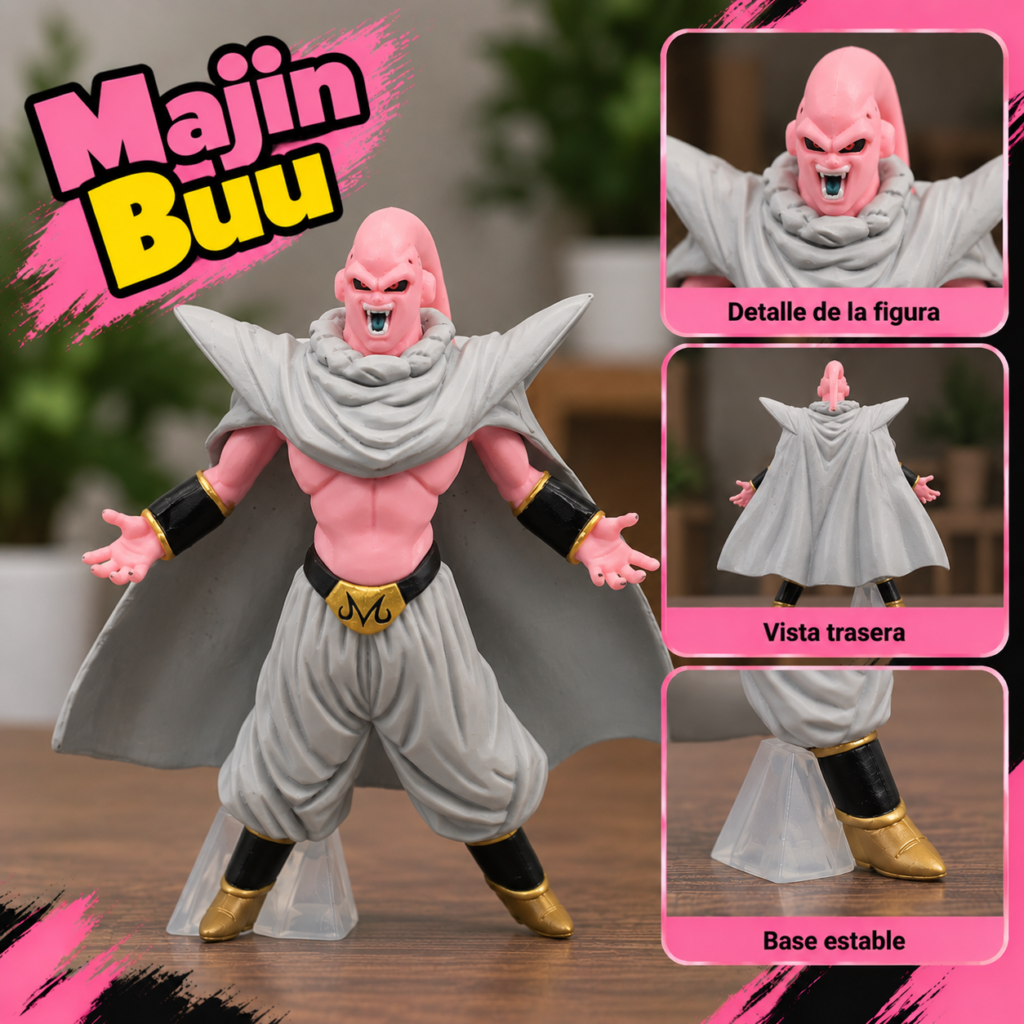 Figuras de Majin Buu en Distintas Formas