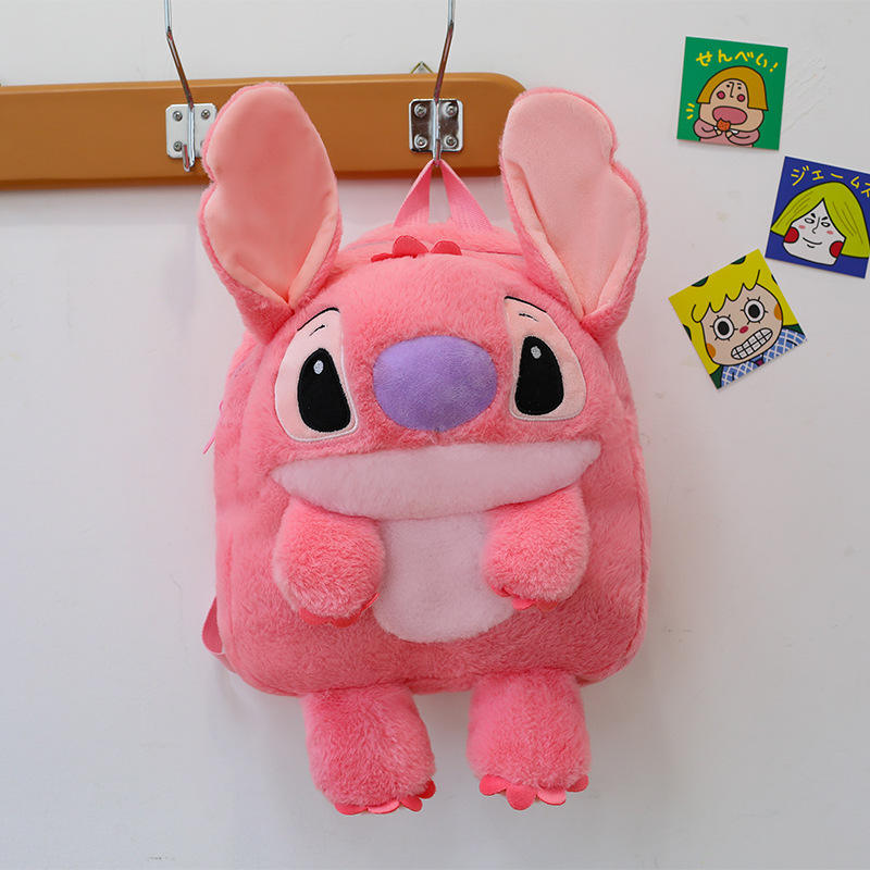 Mochila de Peluche de Angel y Stitch