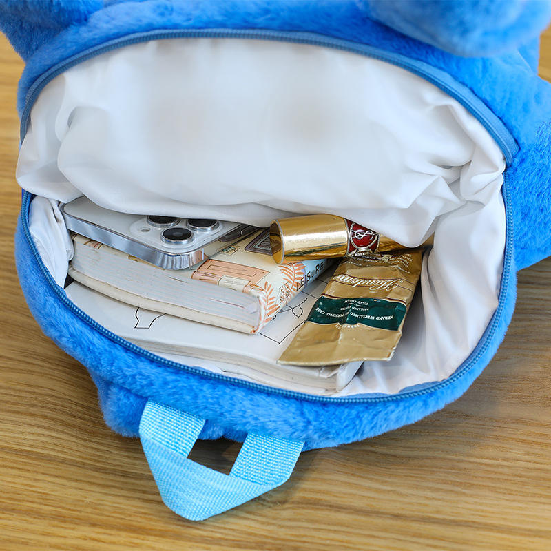 Mochila de Peluche de Angel y Stitch