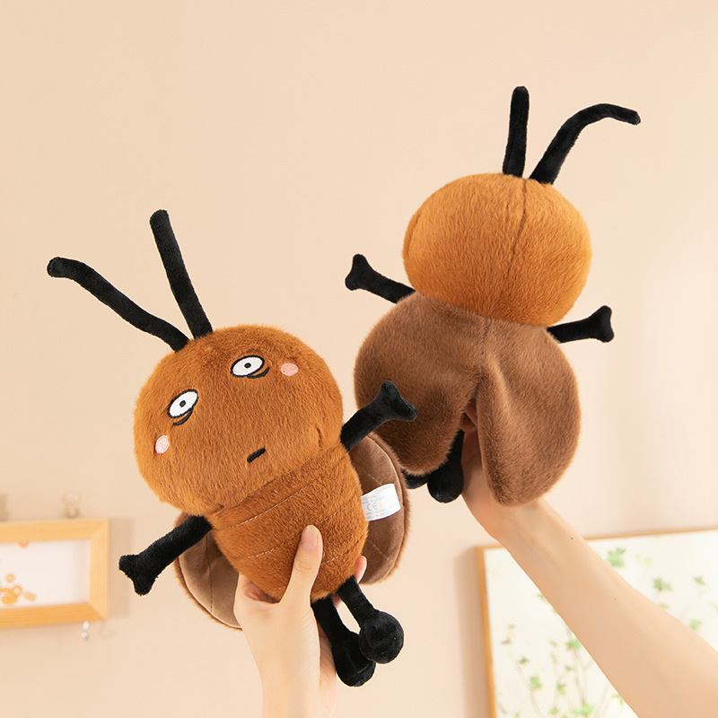 Peluche Divertido de Cucaracha Chocolate