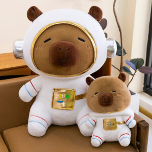 Peluche de Capibara con Disfraz de Astronauta