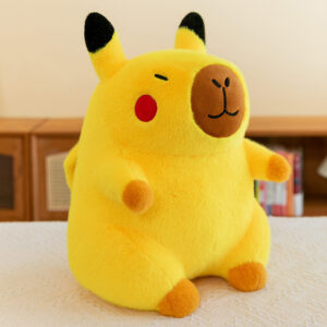 Peluche de Capibara Pikachu Amarillo