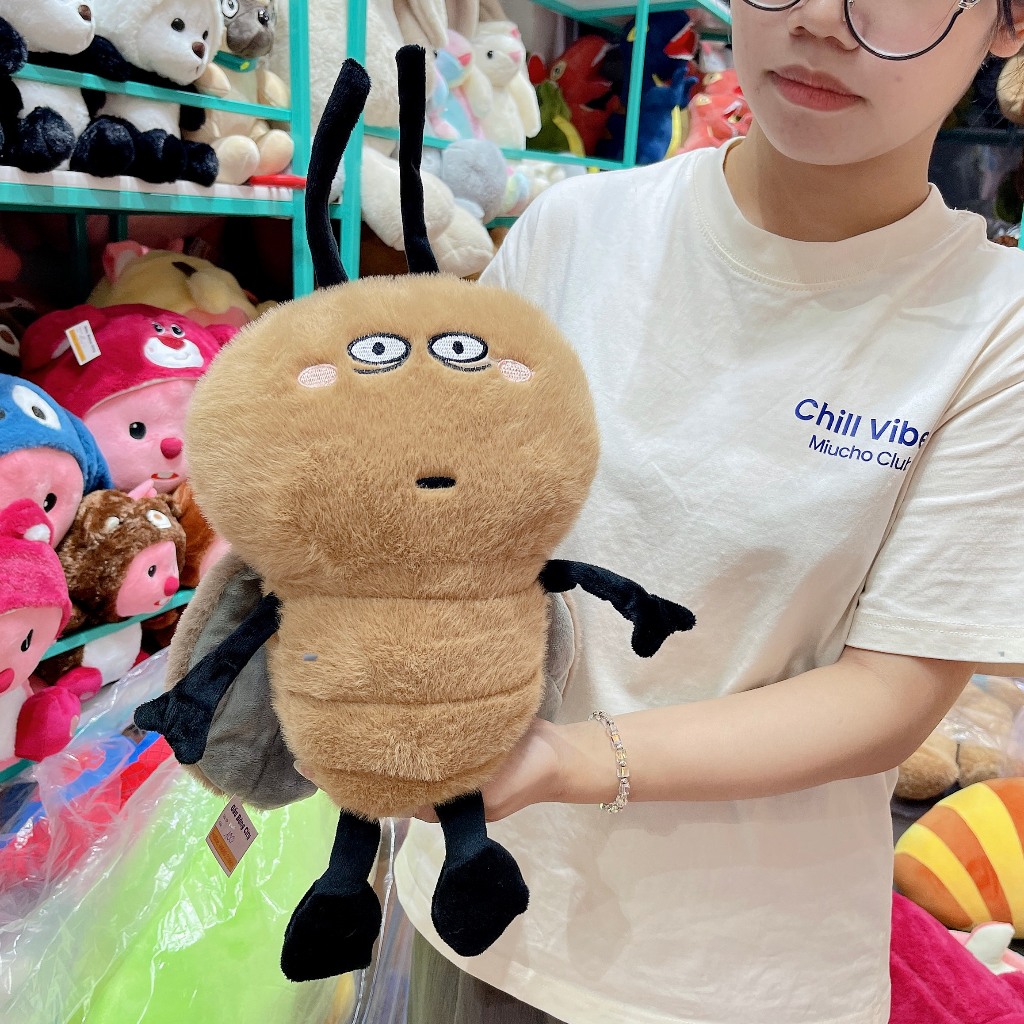 Peluche Divertido de Cucaracha Chocolate